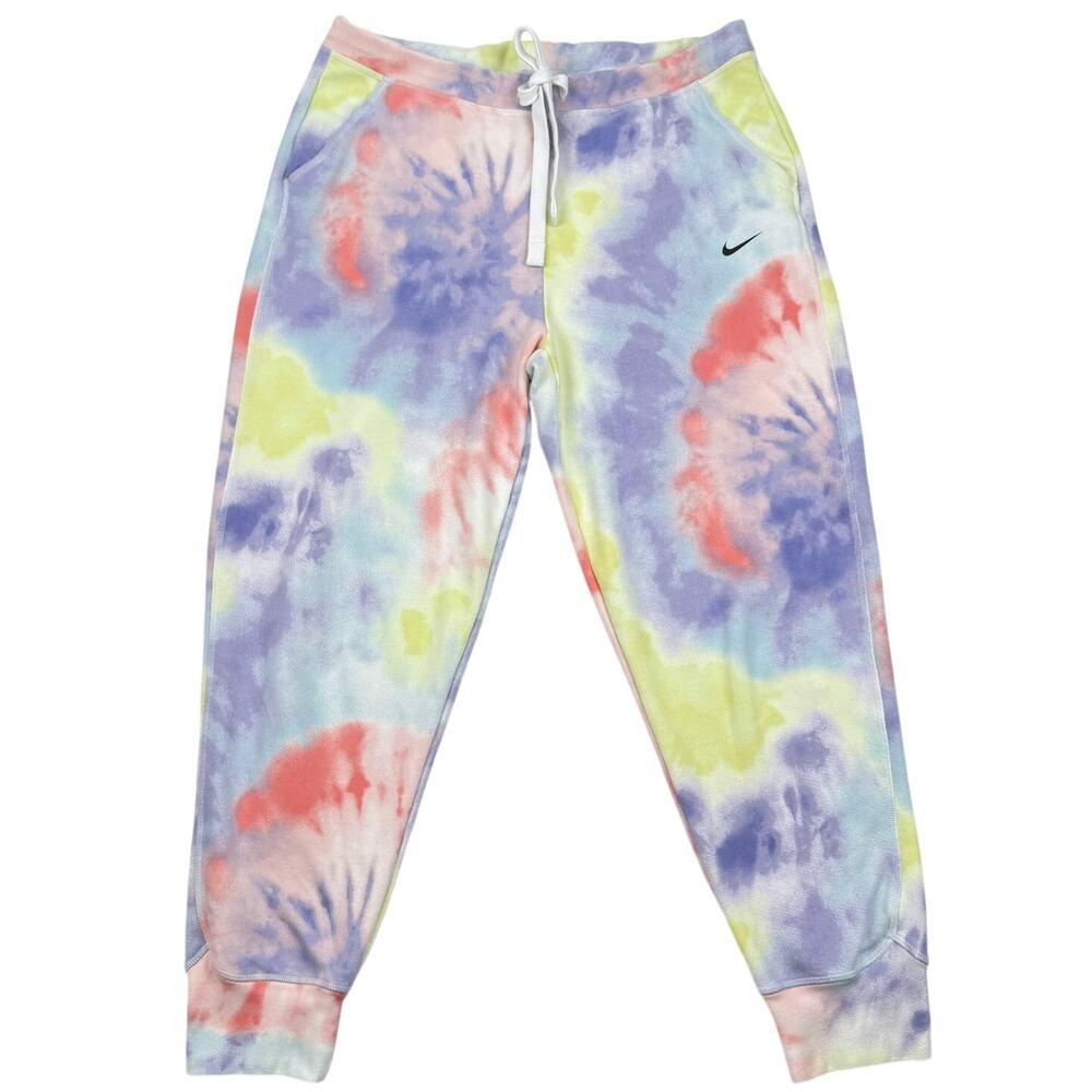Nike Dri-FIT Tie Dye Joggers Pastel Lounge Athleisure Sweatpants Medium
